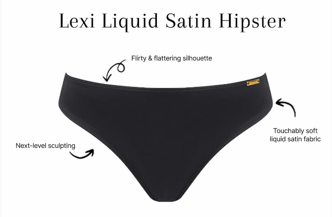 Lexi Liquid Satin Hipster