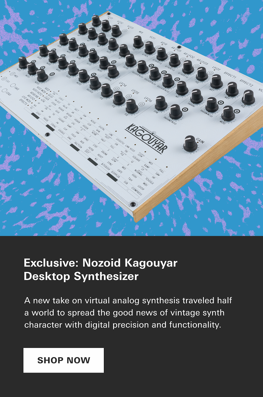Exclusive: Nozoid Kagouyar Desktop Synthesizer