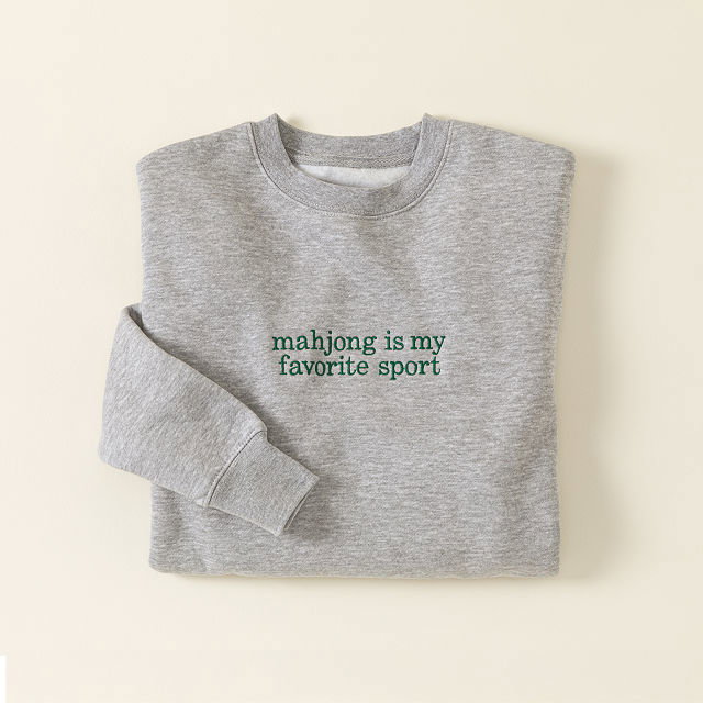 Mahjong is My Favorite Sport Sweatshirt