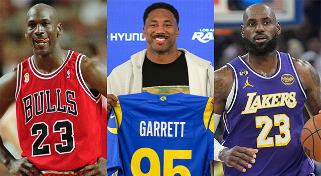 Rams DC on Myles Garrett adapting to scheme: You don't pull Jordan, LeBron 'out of their comfort zone'