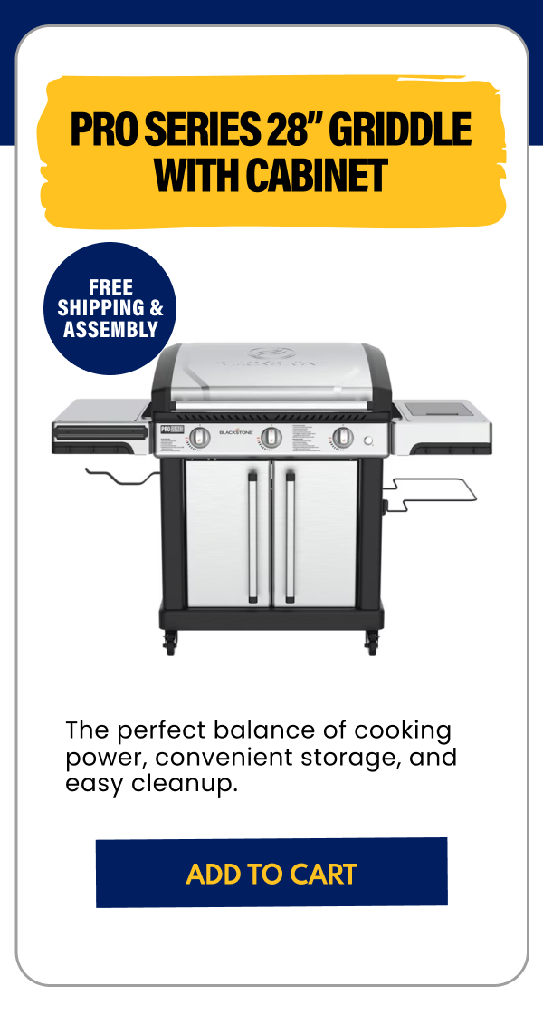 Pro Series 28” Griddle with Cabinet