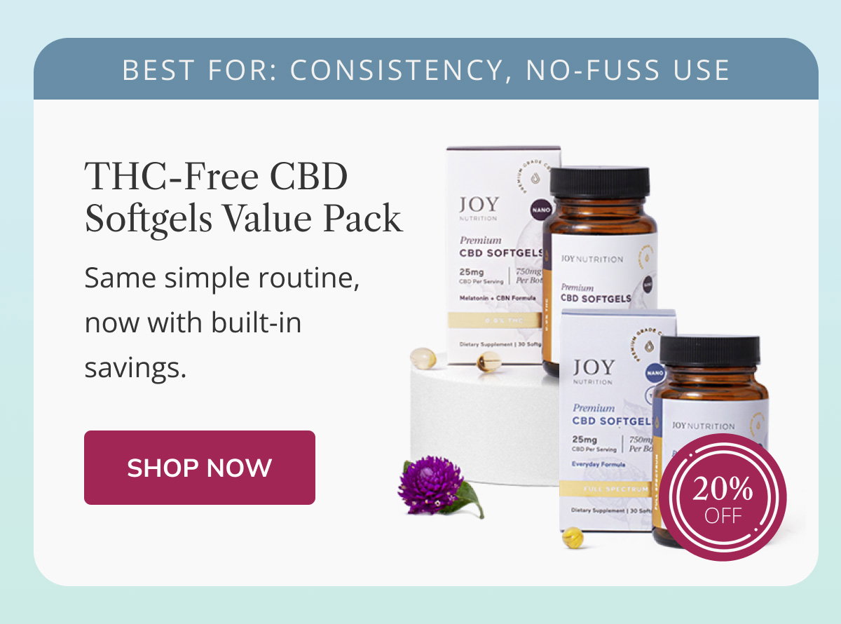THC-Free CBD Softgels Value Pack