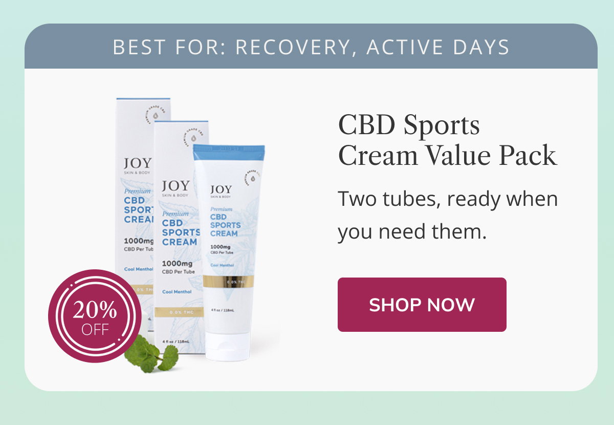 CBD Sports Cream Value Pack