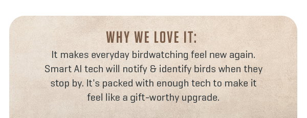 20% off our Video Camera Bird Feeder by Sharper Image