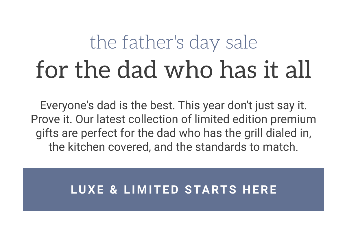 Father's Day sale intro and CTA