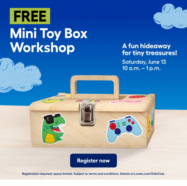 Mini Toy Box Workshop A fun hideaway for tiny treasures!