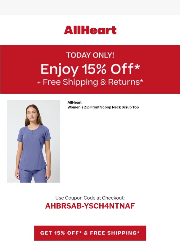 15% Off for the Next 24 Hours Only!