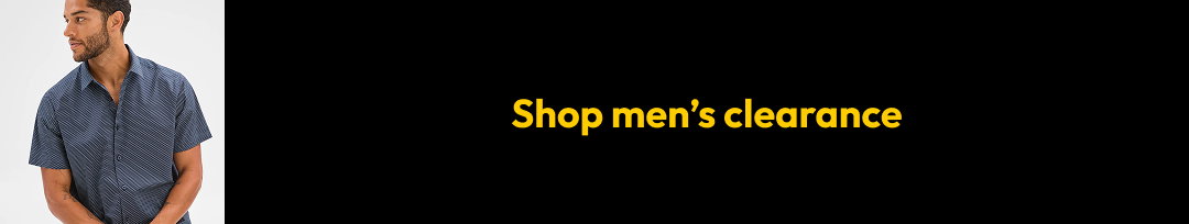 Shop men’s clearance