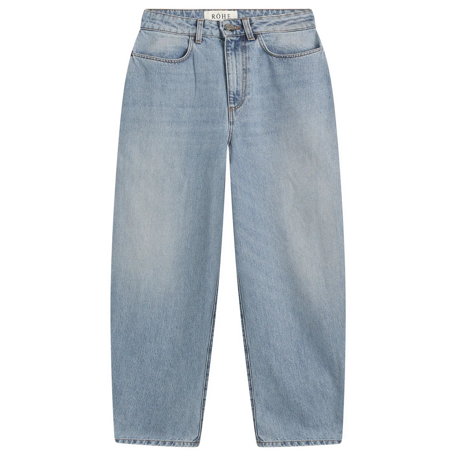 Róhe High-Waist Sculptural Denim Jeans
