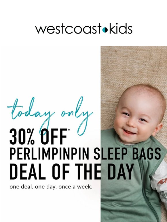 30% off Perlimpinpin Sleep Bags!