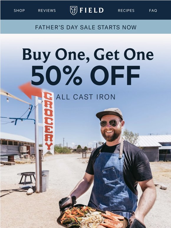 Buy One, Get One Half Off