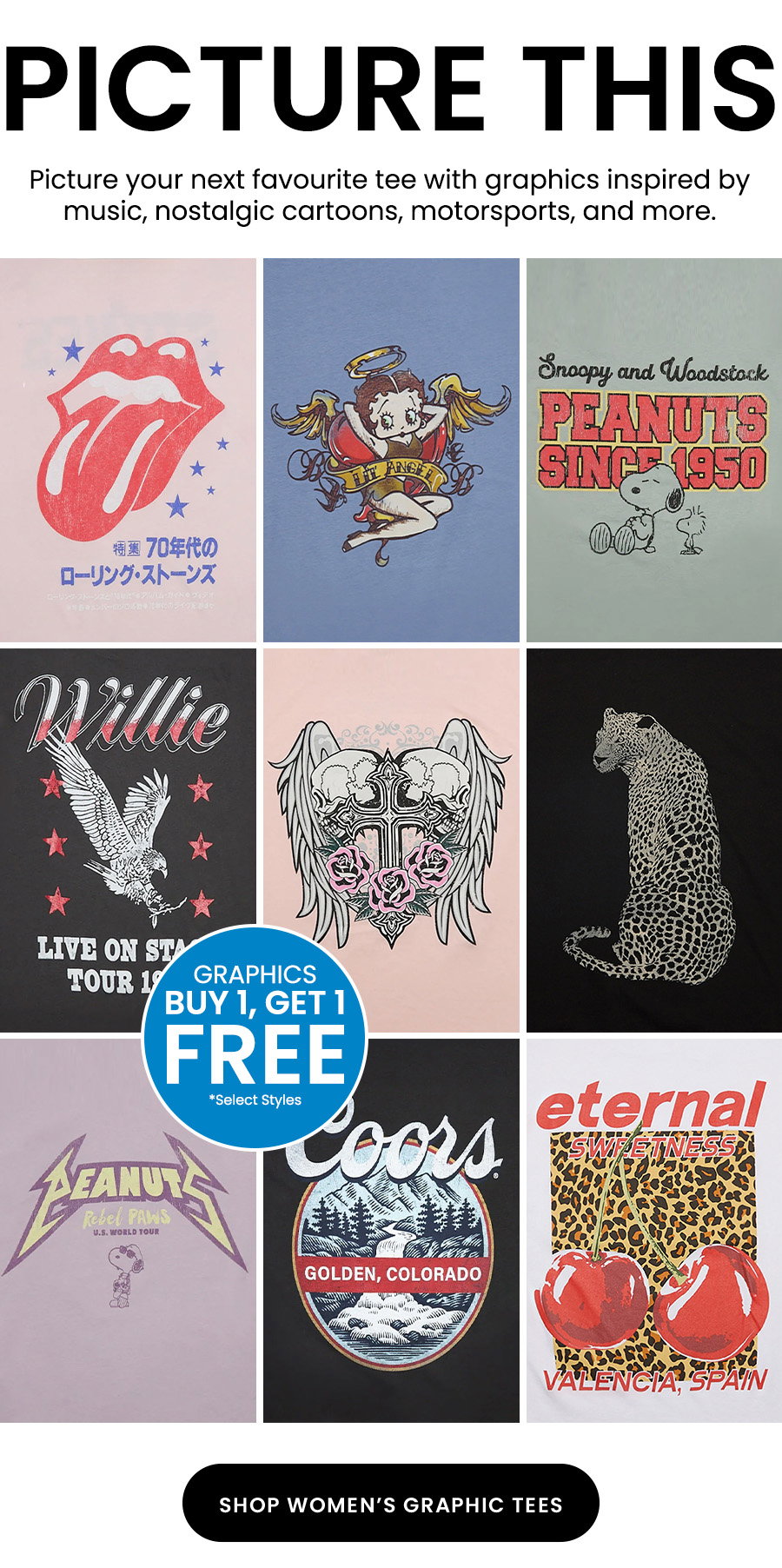 Womens graphic tees