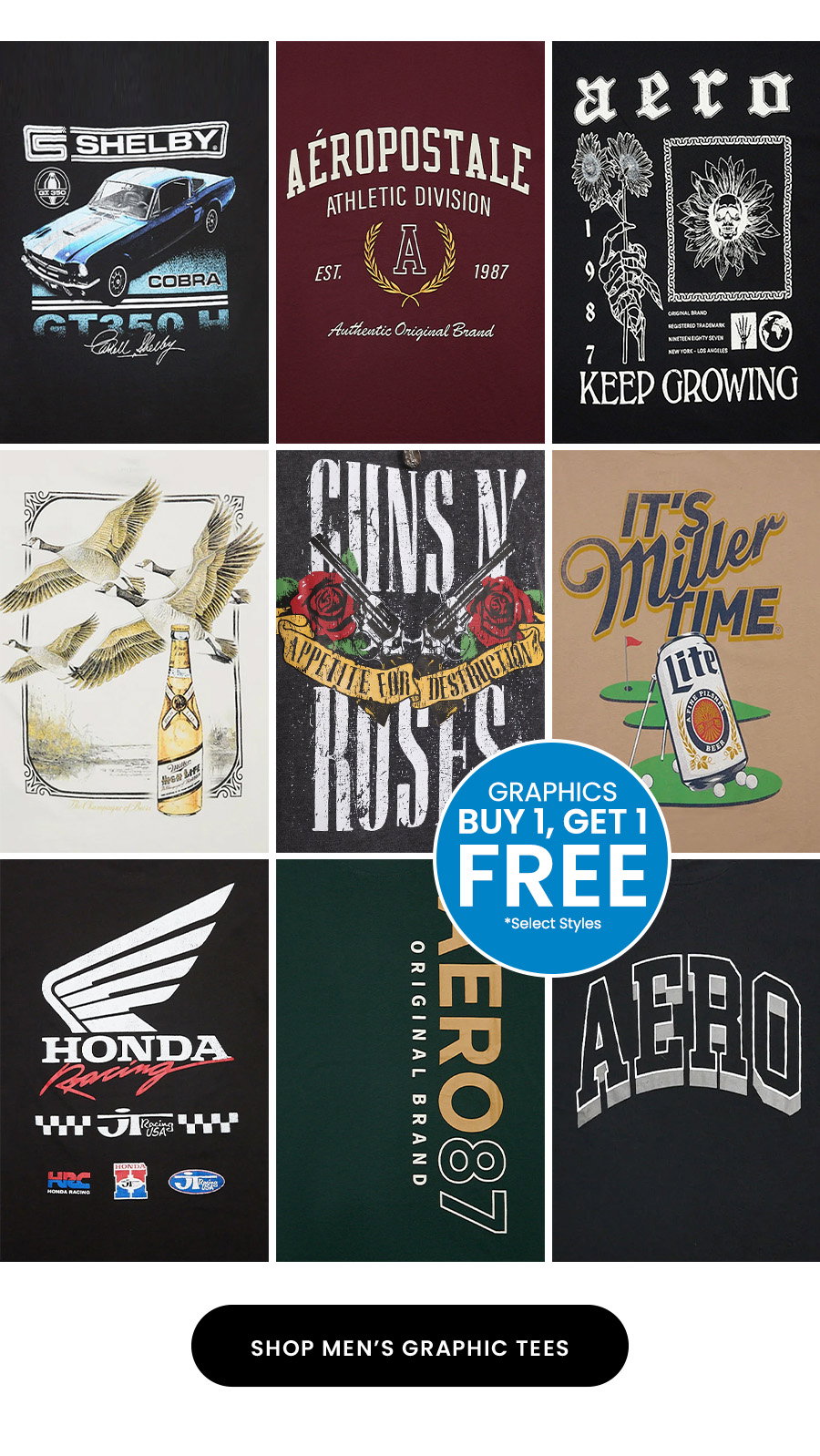 Mens graphic tees