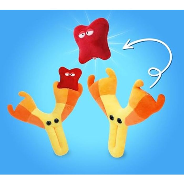 Antibody with antigen plush