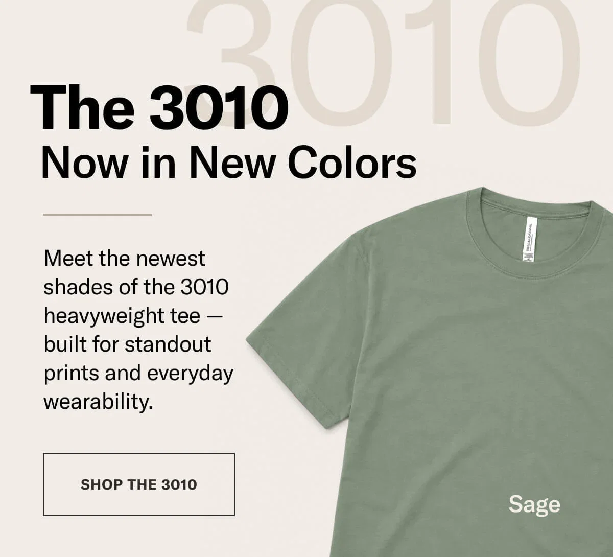 The 3010 - Now in New Colors