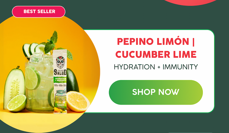 Best Seller | Pepino Limon | Cucumber Lime | Hydration + Immunity | Shop Now