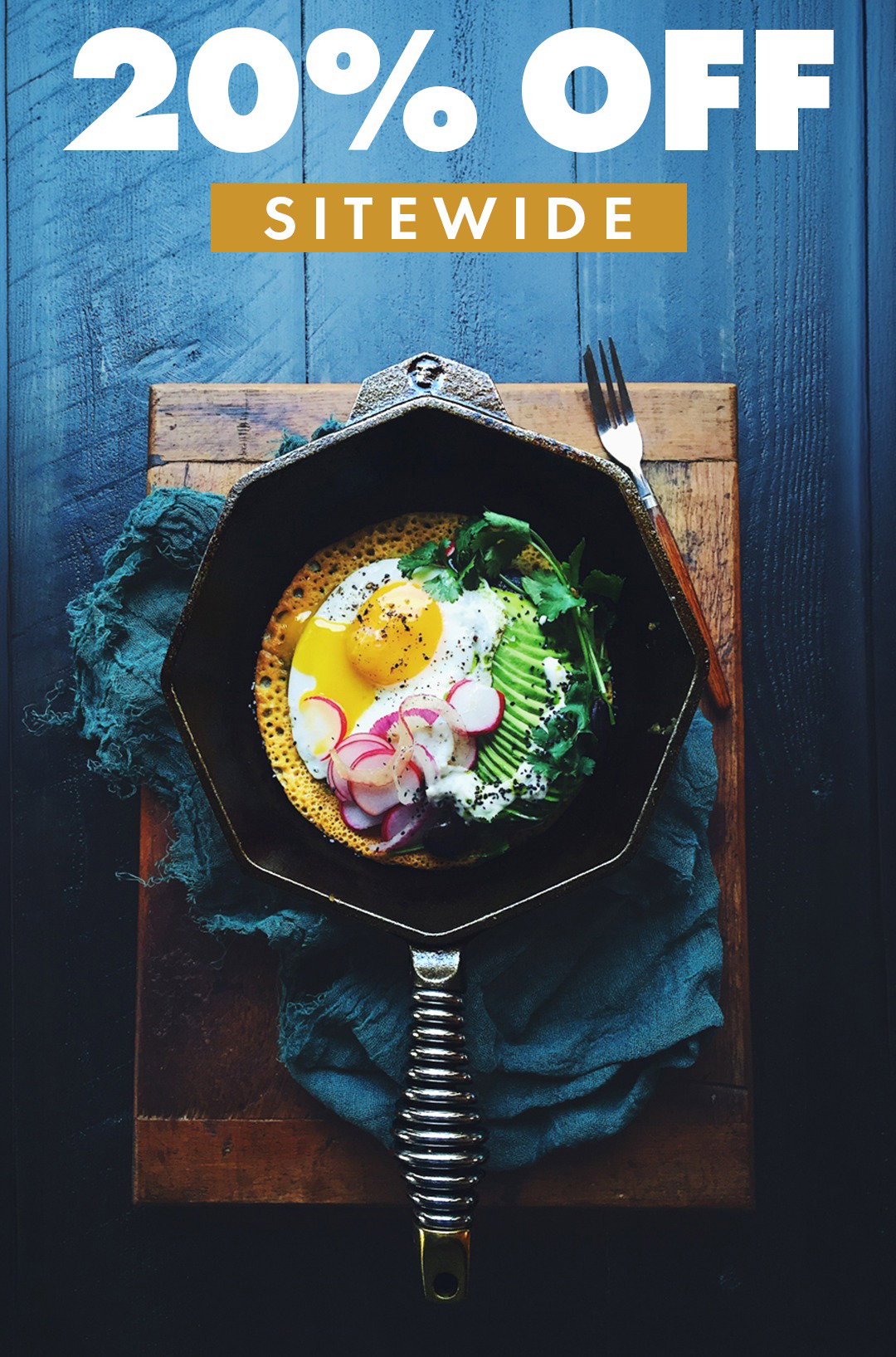 20% Off Sitewide 8"Skillet