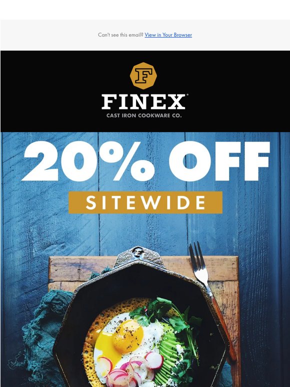 Ready to cook out of the box (and 20% off)