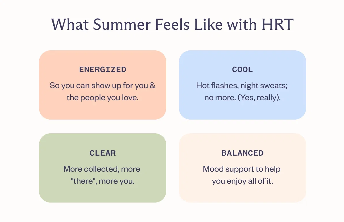 What Summer Feels Like with HRT