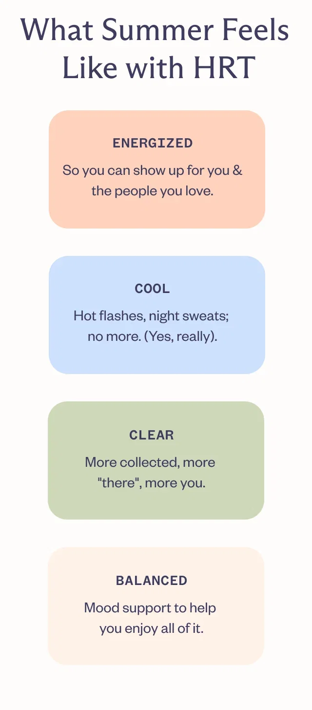 What Summer Feels Like with HRT