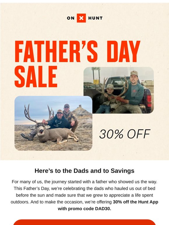 Take 30% off Your New Hunt App Membership