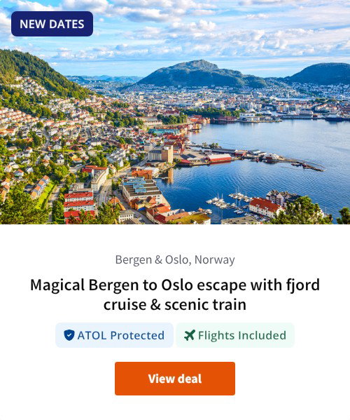 Magical Bergen to Oslo escape with fjord cruise &amp; scenic train