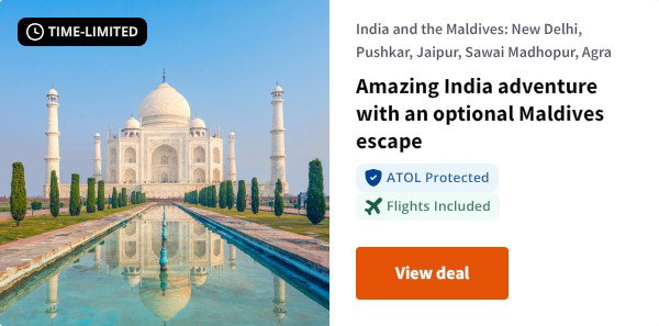 Amazing India adventure with an optional Maldives escape