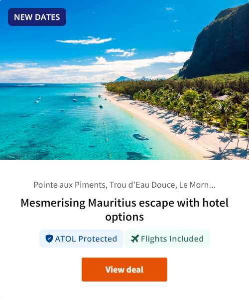 Mesmerising Mauritius escape with hotel options