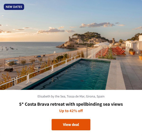 5* Costa Brava retreat with spellbinding sea views