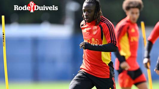 Even schrikken bij Rode Duivels: Jeremy Doku staakt training, maar hinder zou meevallen