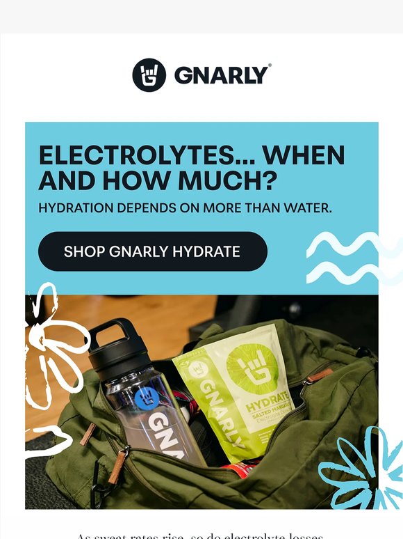 Electrolytes: When Do You Actually Need Them?