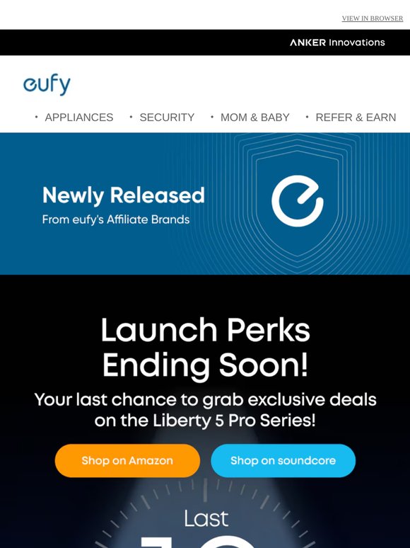 From Eufy's Affiliate Brand, Don't Miss Liberty 5 Pro Series Launch Benefits