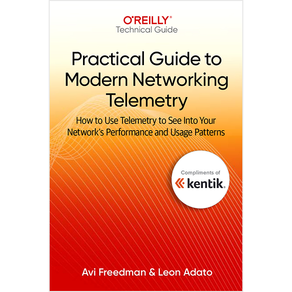 Book cover: The Practical Guide to Modern Networking Telemetry
