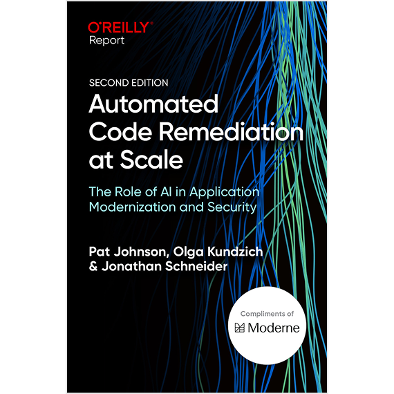 Book cover: Automated Code Remediation at Scale