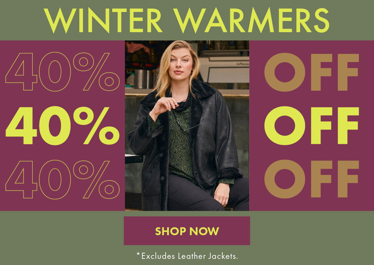 40$ Off Winter Warmers