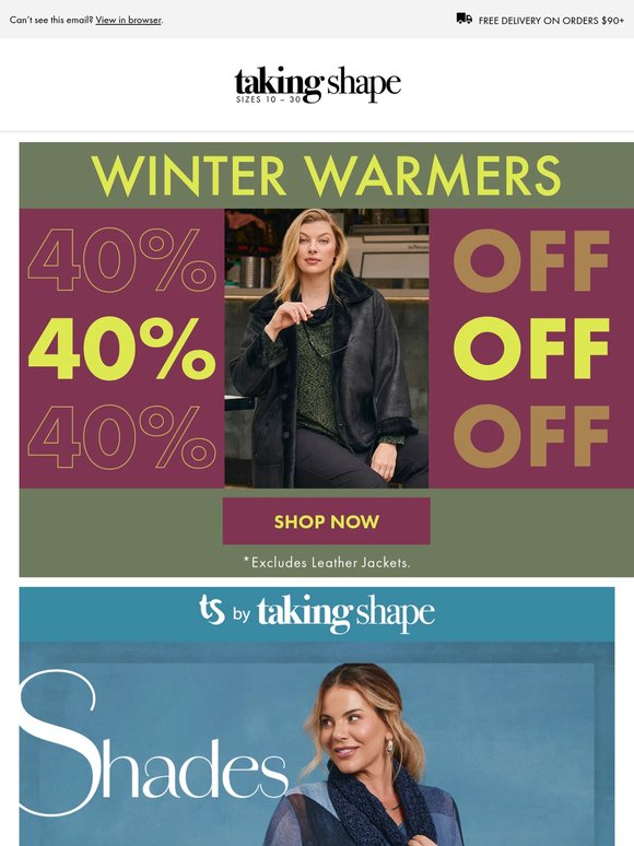 40% Off Winter Warmers — Time to Cosy Up