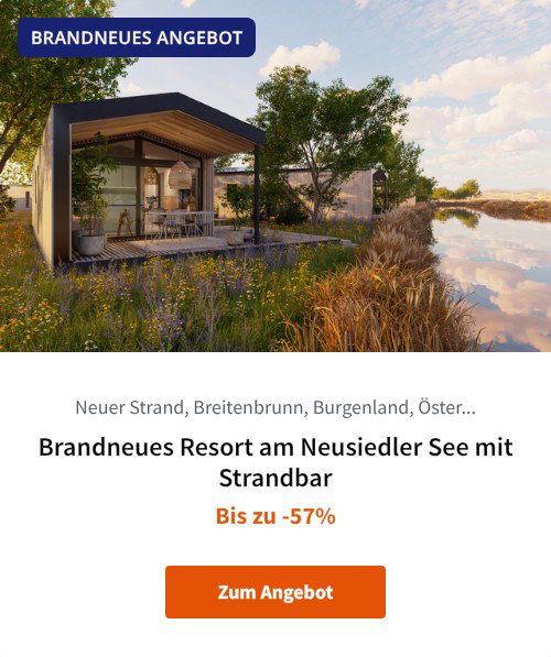 Brandneues Resort am Neusiedler See mit Strandbar