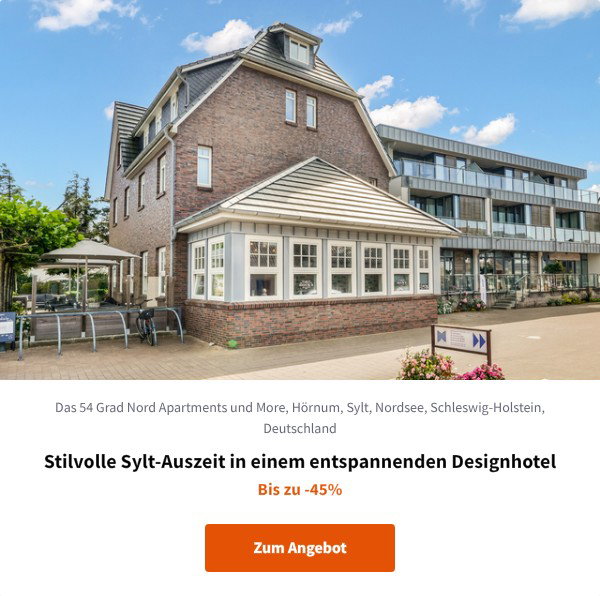 Stilvolle Sylt-Auszeit in einem entspannenden Designhotel