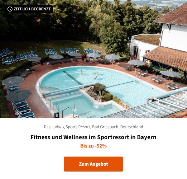 Fitness und Wellness im Sportresort in Bayern