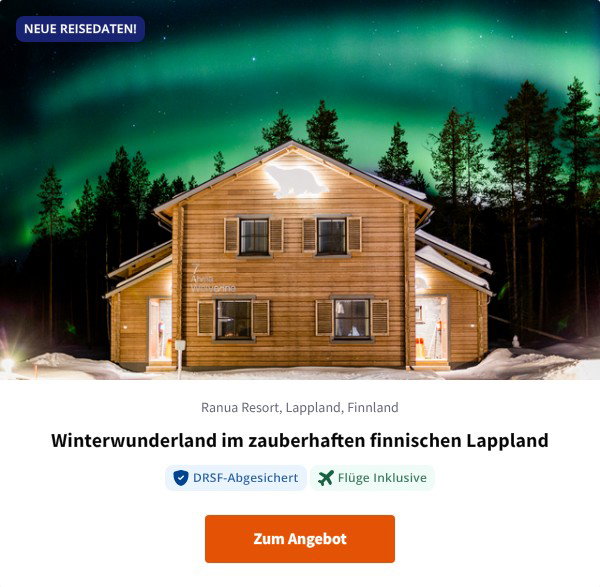 Winterwunderland im zauberhaften finnischen Lappland