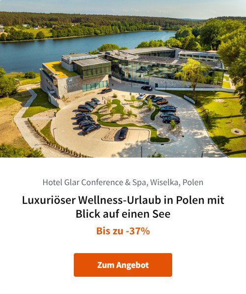 Luxuriöser Wellness-Urlaub in Polen mit Blick auf einen See