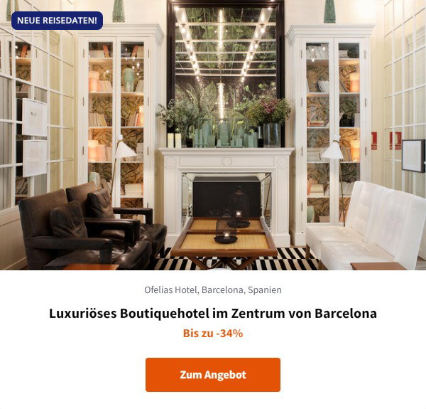 Luxuriöses Boutiquehotel im Zentrum von Barcelona