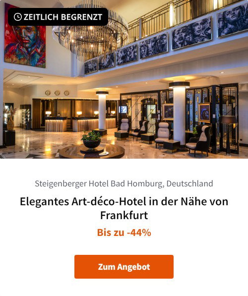 Elegantes Art-déco-Hotel in der Nähe von Frankfurt
