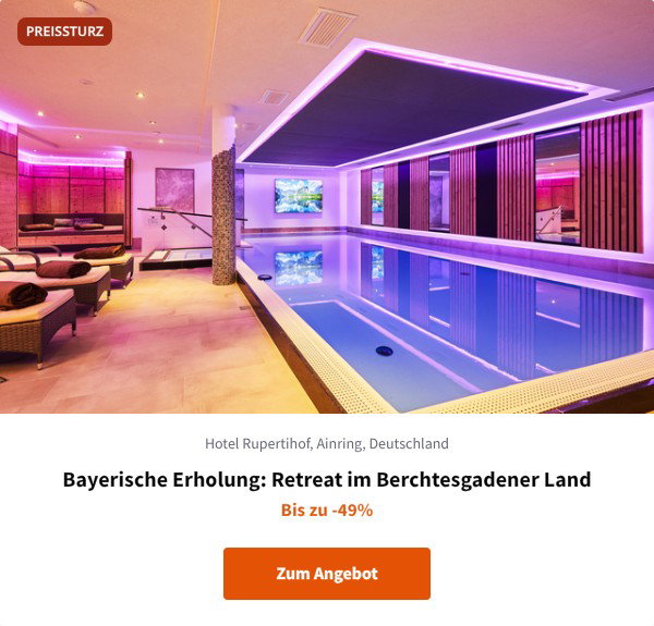 Bayerische Erholung: Retreat im Berchtesgadener Land