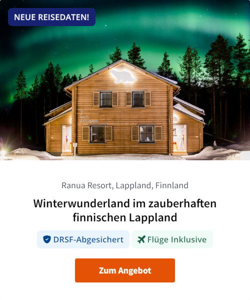 Winterwunderland im zauberhaften finnischen Lappland
