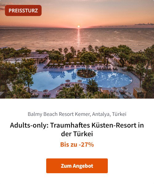 Adults-only: Traumhaftes Küsten-Resort in der Türkei
