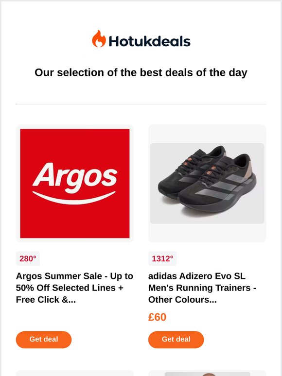 Our selection of the best deals of the day