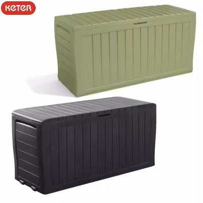 Keter Marvel+ 270L Outdoor Garden Storage Box - Grey /...