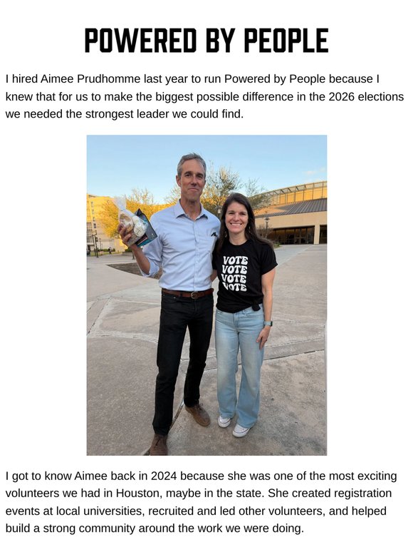 the person I picked to lead the fight