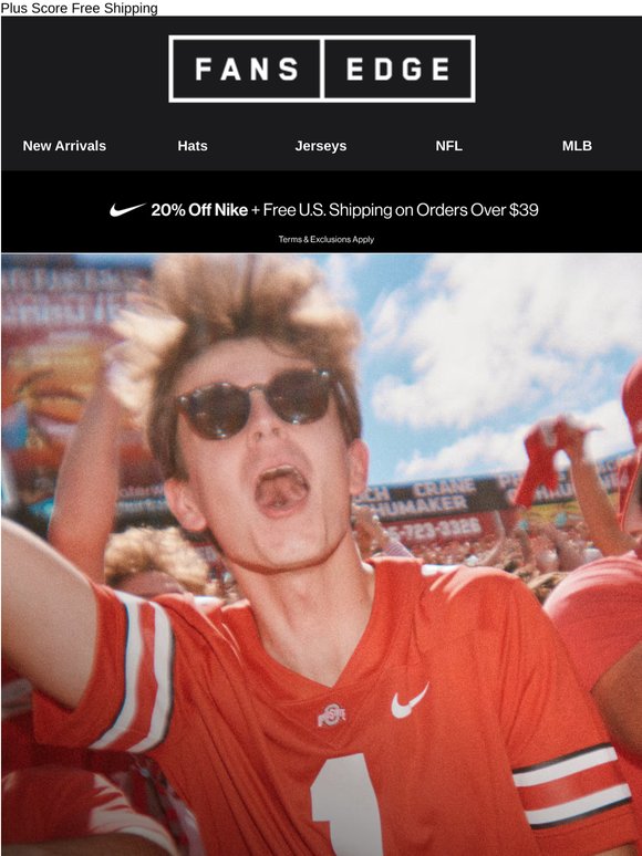 Jerseys That Show Up + 20% Off Nike Sale